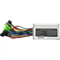 PowerSmart Controlador profesional eRider de 36V y 15A, modelo para bicicletas eléctricas con sensor de velocidad y asistencia al pedaleo (PAS), compatible con motores que utilizan sensores Hall