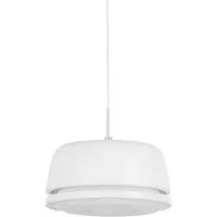 ITALUX PND-2424-1L-WH, lámpara colgante Palermo, diámetro 320 mm, 1 bombilla de 40W, casquillo E27, color blanco