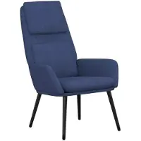 Syfax Sillón de relax de tela azul