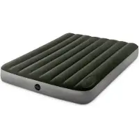 Intex Colchón hinchable con bomba integrada, Downy, para 2 personas, 140 x 190 cm, tecnología Fiber-Tech