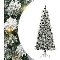 Syfax Árbol de Navidad artificial con ramas articuladas 180 cm