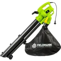 Fieldmann Aspiradora de hojas, FZF 4008-E, 3000W, 240 km/h, bolsa de recolección de 45 litros, relación de trituración 10:1