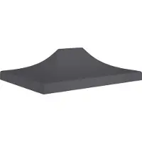 Prolenta Maison Exclusive: Cubierta para carpa de fiestas, 4x3 metros, color antracita, 270 g/m²