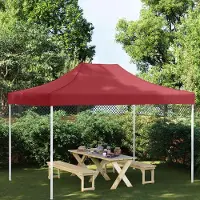 Prolenta Maison Exclusive: Toldo para carpa de fiestas, 4x3 metros, color burdeos, 270 g/m²