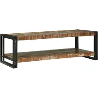 Syfax Mesa de Café Multicolor Madera sólida recuperada