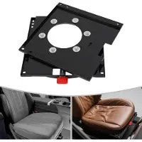 StarTech.com Consola giratoria para asiento del copiloto, modelos T5/T6. Gira 360°. Placa de acero resistente. Ideal para furgonetas camper y vehículos de recreo. Color: verde