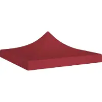 Prolenta Maison Exclusive: Toldo para fiesta, 3x3 metros, color burdeos, 270 g/m²