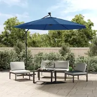 Prolenta Maison Exclusive - Funda de repuesto para parasol de consola, color azul celeste, 350 cm
