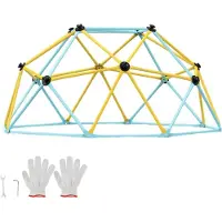 Latios Klimkoepel - Estructura de escalada geométrica para exteriores - 1,80 m de altura - Capacidad de carga: 272 kg - Con agarres para escalar - Para niños de 3 a 9 años - Ideal para jardín y patio trasero