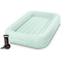 Intex Colchón inflable para bebé + bomba 66810