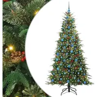 Syfax Árbol de Navidad artificial con ramas articuladas Verde 210 cm