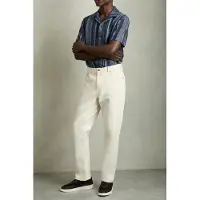 Reiss Ss Aztec Stripe Cuban Shirt Navy Talla: S | Camisas Casuales Outlet | Hombre | Azul