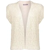 Geisha Sleeveless Cardigan Off-white Talla: XS | Chaquetas Outlet | Mujer | Blanco