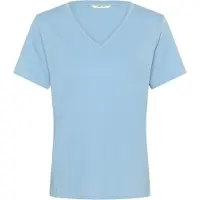 Cream Camiseta 'Naia' azul claro