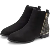 LASCANA Botines marrón / gris / negro