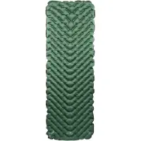Grüezi Bag - Wool Mat Camping Comfort - Esterilla aislante size 190 x 64 x 9 cm, verde