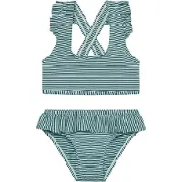 Color Kids - Kid's Bikini with Skirt - Bikini size 104, turquesa