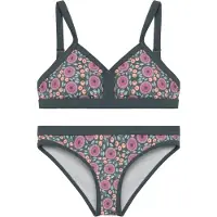 Color Kids - Kid's Junior Bikini AOP - Bikini size 134, gris