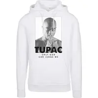 Mister tee Sudadera '2Pac Prayer' gris / negro / blanco