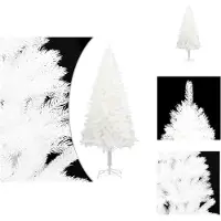 vidaXL Árbol de Navidad artificial, con agujas realistas de color blanco, 240 cm - Árboles de Navidad