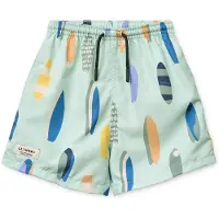 Liewood - Kid's Duke Printed Board Shorts - Shorts de surf size 122, gris