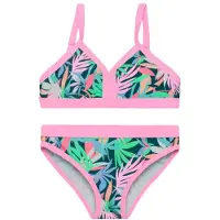Color Kids - Kid's Junior Bikini AOP - Bikini size 176, fucsia