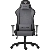 Sense7 Silla de juego Zaklínač FUKU, silla de juego, silla de oficina, silla de oficina ergonómica, silla giratoria con reposacabezas, capacidad máxima de 120 kg, color gris