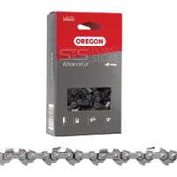 Oregon Cadena para motosierra 91PX062E, cadena de repuesto AdvanceCut, 3/8", 1,3 mm, 62 eslabones, 45 cm, dientes semiesféricos