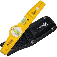 Stabila Nivel magnético Wasserwaage, modelo 81SM, color amarillo, 25 cm - 2511