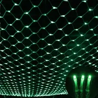 Rosikey Cadena de luces LED 3X2M, red de luces con 200 LEDs, color verde, modo de luz continua, cortina de luces para decoración interior, fiestas, balcones, iluminación navideña