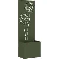 Syfax Pantalla de Privacidad para Jardín Verde oliva 50 x 140 cm