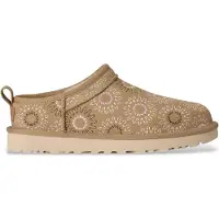 Ugg para mujer. 1178192 Botines de Piel Classic Micro Sun Stitch marrón claro (36), Plano, Ninguno, Casual, outlet 2026.