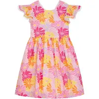 DANAMADE Vestido 'DRUBY' naranja / rosa / rosa claro