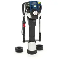 HBM Hincador de pilotes de gasolina profesional, martinete de 4 tiempos 38 cc, 120 mm