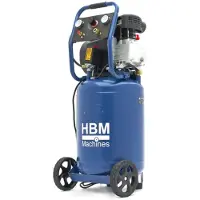 HBM compresor de aire vertical, 75 litros, 8 bar, 2,4 CV