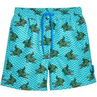Playshoes Bermudas aqua / amarillo / verde oscuro / rojo claro