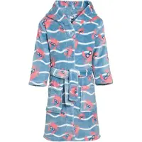 Playshoes Albornoz 'Krebs' azul / salmón / blanco