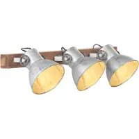Syfax Lámpara de pared industrial plateado 65x25 cm E27