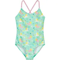 Playshoes Traje de baño 'Einhorn' amarillo / menta / rosa / blanco