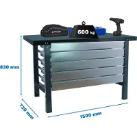 Simonwork (bancos De Trabajo) Banco De Trabajo Bt6 5box 830x1500x730 Mm