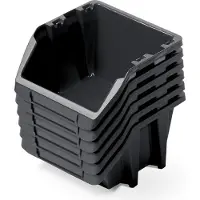 Prosperplast Kuwety 12 Bineer Short, 6 unidades, color , 214X198X238Mm