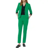 Comma Pants Green Talla: W36 | Pantalones Formales Outlet | Mujer | Verde