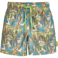 Playshoes Bermudas azul / oliva / verde neón / blanco