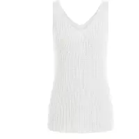 Imily Bela Top de punto blanco