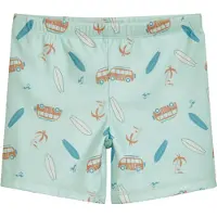 Playshoes Bermudas azul oscuro / marrón / menta / offwhite