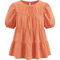 Imily Bela Blusa naranja oscuro