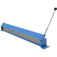 OEM Máquina para doblar láminas de metal, funcionamiento manual, ángulo de flexión versátil, luz azul, enchufe de la UE