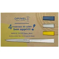 Opinel Bon Appetit 2040 Celestial, Juego de cuchillos de mesa de 4 piezas