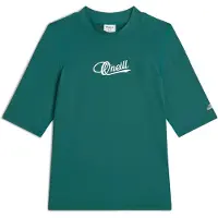 O'Neill Camiseta funcional 'Skins' verde oscuro / blanco