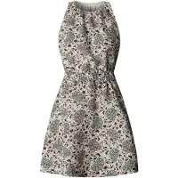 Pepe Jeans Vestido 'Cora' marrón oscuro / verde pastel / naranja claro / negro